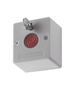 DS-PD1-EB - DS-PD1-EB-HIKVISION-Botón de Pánico Cableado / Compatible con Cualquier Panel de Alarma / LLave de Seguridad / NA/NC / Material Retardante al Fuego (ABS) - Relematic.mx - DSPD1EB-p