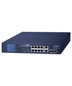 FGSD-1022VHP - FGSD-1022VHP-PLANET-Switch PoE+ / distancia 250 metros / 8 puertos + 2 combo TP/SFP gigabit y pantalla LCD para monitoreo - Relematic.mx - FGSD1022VHP-p