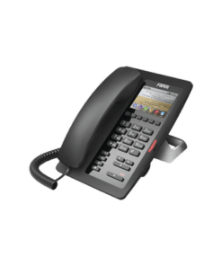 H5 - H5-FANVIL-(H5 Color Negro) Teléfono IP Hotelero de gama alta, pantalla LCD de 3.5 pulgadas a color, 6 teclas programables para servicio rápido (Hotline), PoE - Relematic.mx - H5-p