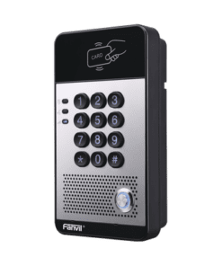 I20S - I20S-FANVIL-Audio Portero IP con 2 líneas SIP, relevador integrado, teclado numérico y lectora de tarjetas RFID para control de acceso, PoE - Relematic.mx - I20S-p