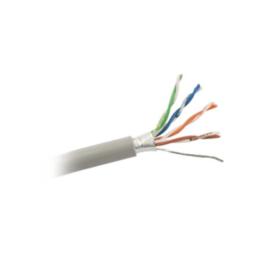 FTCAT5E1MTS - FTCAT5E1MTS-VIAKON-Retazo de 1 mt de Cable Cat5e FTP, ESCUT, UL, CMR, color Gris, para aplicaciones en CCTV y redes de datos. Uso en intemperie. - Relematic.mx - FTCAT5E1MTS-h