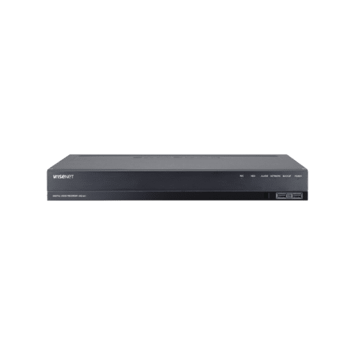 HRD-841-12TB - HRD-841-12TB-Hanwha Techwin Wisenet - DVR 8 Canales hasta 4 Megapixel / Soporta 4 Tecnologías (AHD, TVI, CVI, CVBS) / Hasta 2HDDs / Entradas y Salidas de Audio y Alarma / Incluye 12TB - Relematic.mx - HRD84112TB-h