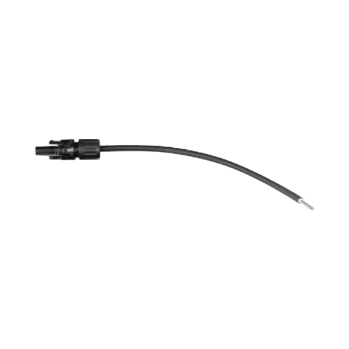 CBL-MC4-15BLK - CBL-MC4-15BLK-EPCOM POWER LINE - Cable Fotovoltaico 1.5 m, negro, calibre 10 AWG con terminal MC4-H en un extremo - Relematic.mx - CBLMC41.5BLK-h