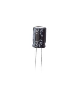 0470M0025V - 0470M0025V-SYSCOM-Capacitor Electrolítico de Aluminio, Radial de 470 µFd, 25 Vcc, 105 °C, 8  x 15 mm. - Relematic.mx - 0470M0025Vdet