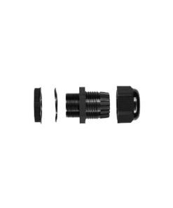 563-NG-9512 - 563-NG-9512-SYSCOM-Conector Glandula Negro PG-9.9 mm para Exteriores. - Relematic.mx - 563NG9512