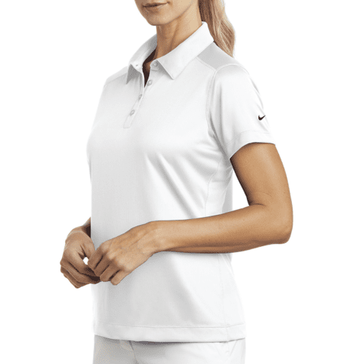 D354064L/W - D354064L/W-NIKE - Playera Polo Dri-FIT color Blanco para Mujer - Relematic.mx - D354064LW-h