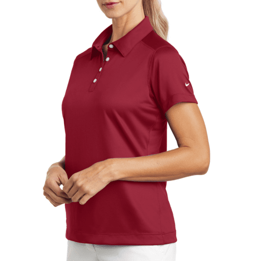 D354064S/R - D354064S/R-NIKE - Playera Polo Dri-FIT color Rojo Obscuro para Mujer - Relematic.mx - D354064SR-h