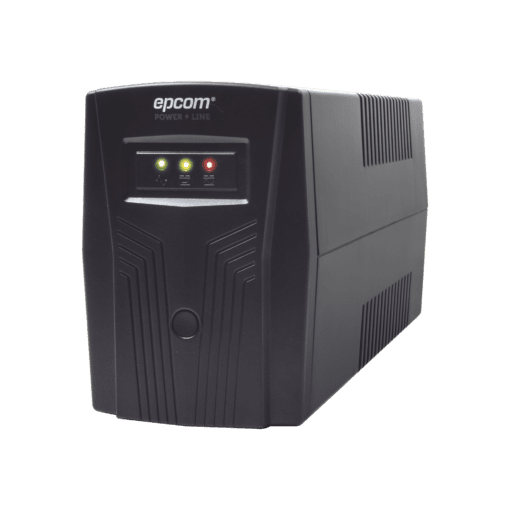 EPU600L - EPU600L-EPCOM POWERLINE-UPS de 600VA/360W / Topología Línea Interactiva / Entrada y Salida 120 Vca / Clavija NEMA 5-15P / 4 Tomas NEMA 5-15R/ Sin Protector RJ11 ni RJ45   - Relematic.mx - EPU600L-h