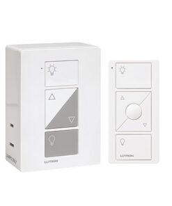 P-PKG1P-WH - PPKG1PWH-LUTRON ELECTRONICS-(Caseta Wireless) Kit, adaptador y control remoto PICO, Ideal para lamparas, tiene 3 funciones atenuador, on/off, repetidor señal. - Relematic.mx - PPKG1PWH