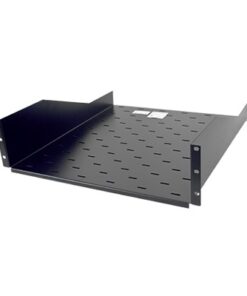 S-CH-19X19.6 - S-CH-19X19.6-LINKEDPRO BY EPCOM-Charola para Rack de 19", 50 cm de Profundidad, 3UR. Capacidad carga: 30 Kg. - Relematic.mx - SCH19X6det