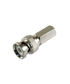 TTRG92 - TT-RG-92-EPCOM TITANIUM-Conector BNC Macho de Ensamble Roscable (Hex.) en Sentido de las Manecillas de Reloj para Cable Coaxial RG-59/U, Níquel/ Oro/ Delrin. - Relematic.mx - TTRG92