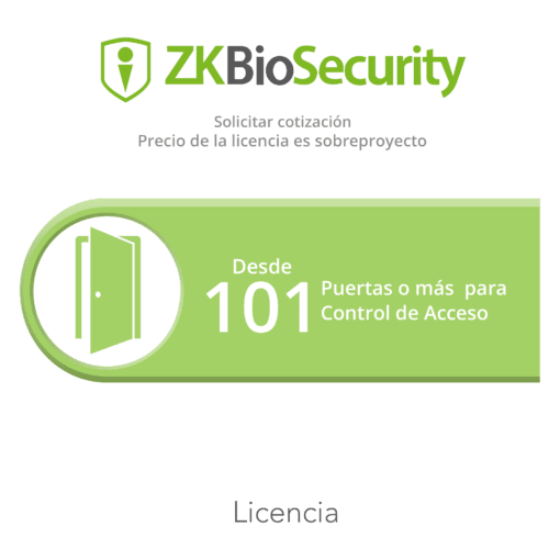 ZK-BS-AC-PRJ - ZK-BS-AC-PRJ-ZKTECO - Licencia para ZKBiosecurity permite gestionar desde 101 puertas o mas - Relematic.mx - ZKBSACPRJ-h