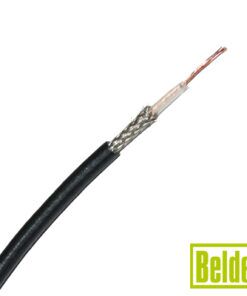 8216 - 8216-BELDEN-( Venta x metro ) Cable tipo RG-174/U, Blindaje al 90% con Malla de Cobre Estañada, Núcleo Trenzado de Acero en baño de Cobre y Aislante de Polietileno. - Relematic.mx - det-8216