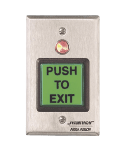 AC-PB2 - AC-PB2-SECURITRON-ASSA ABLOY-Botón Momentáneo con Garantía de Por Vida  NO, NC/ Cubiertas Intercambiables - Relematic.mx - ACPB2-p