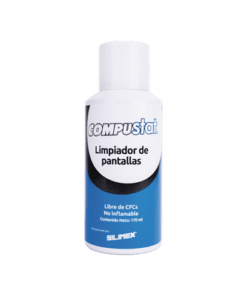 COMPUSTAT - COMPUSTAT-SILIMEX-Limpiador de pantallas y cámaras, protector anti-estático en aerosol,  con protección contra rayos UV, repelente de polvo, 170 ml - Relematic.mx - COMPUSTAT-p