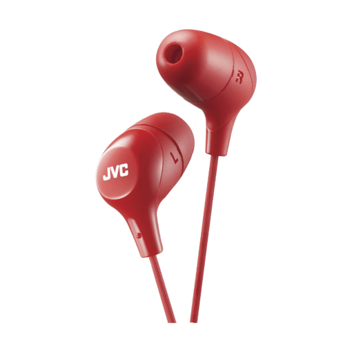 HAFX38R - HAFX38R-KENWOOD-JVC HAFX38R RED Marshmallow In-Ear Headphones High Quality - Relematic.mx - HAFX38R-h