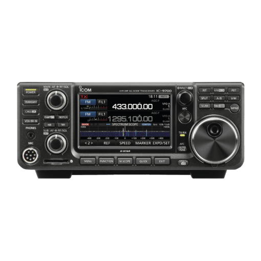 IC-9700 - IC-9700-ICOM-RADIO MOVIL TRIBANDA D-STAR  VHF / UHF (144, 430/440, 1200 MHz) POTENCIA 100W DE POTENCIA, PANTALLA TÁCTIL A COLOR DE 4.3" - Relematic.mx - IC9700-h