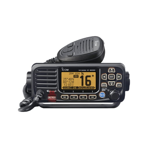 IC-M330/11 - IC-M330/11-ICOM-Radio móvil marino ICOM, color negro, Tx: 156.025 - 157.425 MHz, Rx: 156.050 - 163.275 MHz, sin GPS interconstruido, 25W de potencia, sumergible IPX7 incluye micrófono y cable de alimentación - Relematic.mx - ICM33011-h