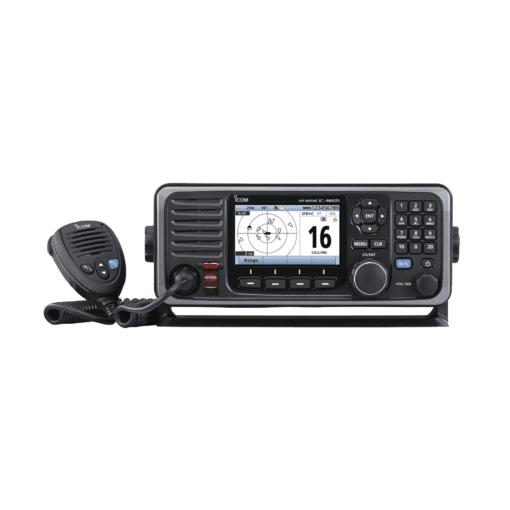 IC-M605/21 - IC-M605/21-ICOM-Radio Móvil Marino en banda de VHF, con pantalla a color de 4.3 pulgadas, receptor de GPS, grabador de voz, incluye receptor AIS. - Relematic.mx - ICM60521-h