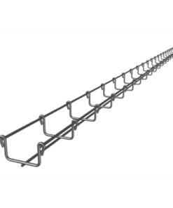 MG-50-420EZ - MG-50-420EZ-CHAROFIL-Charola Tipo Malla 33/50 mm, Acabado Electro Zinc, Hasta 26 Cables Cat6, Tramo de 3 Metros - Relematic.mx - MG50420EZ-p