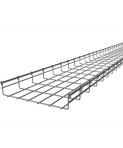 MG-50-435EZ - MG-50-435EZ-CHAROFIL-Charola Tipo Malla 66/300 mm, Acabado Electro Zinc, Hasta 315 Cables Cat6, Tramo de 3 Metros - Relematic.mx - MG50435EZ-p