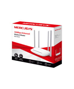 MW325R - MW325R-Mercusys-Router Inalámbrico N Mejorado / 2.4 GHz de 300 Mbps / 1 Puerto WAN 10/100 Mbps / 3 Puertos LAN 10/100 Mbps / 4 Antenas de 5 dBi - Relematic.mx - MW325R-p