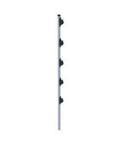 SYS-POST3 - SYS-POST-3-EPCOM INDUSTRIAL-Poste de Paso de 1.2m para Cerca Electrificada.Tubo Galvanizado cal. 18 de 1"Diam. con Tapón y 5 Aisladores Instalados. - Relematic.mx - SYSPOST3-p