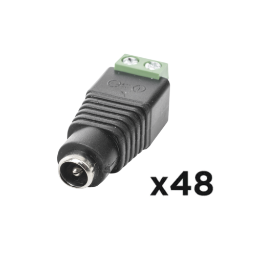 PAQ48JR53-EPCOM POWERLINE - KIT DE 48 CONECTORES HEMBRA PARA ALIMENTACIÓN A 12 Vcc - Relematic.mx - PAQ48JR53-l