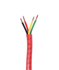 4107-5504/500 - 4107-5504/500-HONEYWELL HOME RESIDEO-Bobina de 152 metros de alambre  4 x 18 AWG, tipo FPL, de color rojo, para aplicaciones en sistemas de detección de incendio y Sistemas de Evacuación. - Relematic.mx - 41075504500det