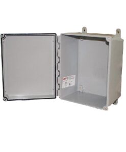 A1-086-CHSCFG - A1-086-CHSCFG-SYSCOM-Gabinete de Poliéster en Fibra de Vidrio, en Color Gris Claro, NEMA 4 Interiores / Exteriores, 10 x 8 x 6 in. - Relematic.mx - A1086CHSCFGdet