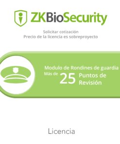 ZK-BS-PAT-PRJ - ZK-BS-PAT-PRJ-ZKTECO - Licencia para ZKBiosecurity para modulo de rondines de guardia para mas de 25 puntos de revision - Relematic.mx - ZKBSPATPRJ-h