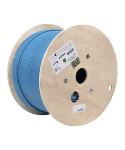 9A6R4-A5-SIEMON-Bobina de Cable Blindado F/UTP de 4 Pares, Z-MAX, Cat6A, Soporte de Aplicaciones 10GBase-T, CMR (Riser), Color Azul, 305m
