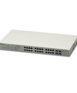 AT-GS950-28PS-10-ALLIED TELESIS-Switch PoE+ Gigabit WebSmart de 24 puertos 10/100/1000 Mbps + 4 puertos SFP Gigabit, 185 W