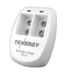 TN141-SYSCOM PARTS-Cargador rápido de 2 compartimientos para baterías Ni-MH; Aplicable en baterías de 9 V 