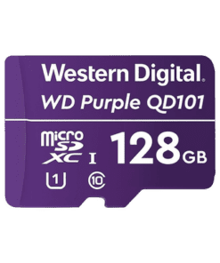 WD128MSD-Western Digital (WD)-Memoria microSD de 128 GB PURPLE, Especializada Para Videovigilancia, 10 VECES MAYOR DURACIÓN, 3 AÑOS DE GARANTIA