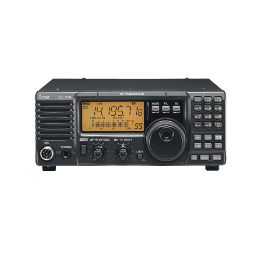 IC718E-ICOM-Radio base HF para Radio aficionados 100W SSB, 40W AM, 101 canales.