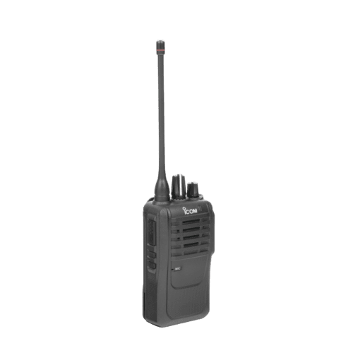 IC-F4003-ICOM-Radio Portátil UHF / Batería 2250 mAh extrema duración  / 400-470 MHz / 5W De Potencia / Bocina de 1500mW Mas Potente/ , 16 canales. Incluye: batería, cargador, antena, tapa de accesorios y clip.