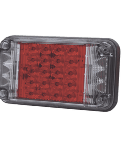 XLTE2345R-EPCOM INDUSTRIAL SIGNALING- Luz de Advertencia de 7X4", Color Rojo, Con Luces de Trabajo, Ideal para Ambulancias