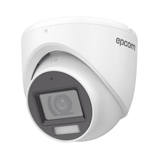 E3K-TURBO-DLX-EPCOM PROFESSIONAL-[Dual Light + ColorVu] Turret TURBOHD 3K (5 Megapixel) / Lente 2.8 mm / 30 mts IR + 20 mts Luz Blanca / Gran Angular 104.9° / Exterior IP67 / Micrófono Integrado / dWDR / 4 Tecnologías / Metal