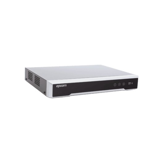 EX-8008TURBO-EPCOM PROFESSIONAL-DVR 8 Canales TURBOHD + 8 Canales IP / 8 Megapixel (4K) / Audio por Coaxitron / ACUSENSE / Reconocimiento Facial / 1 Bahía de Disco Duro / Salida de Video en 4K / H.265+