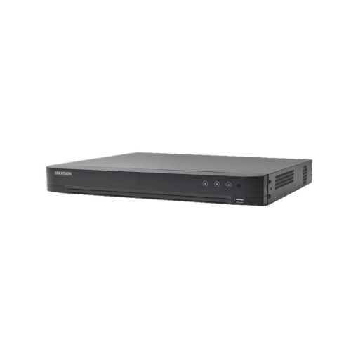 IDS-7232HQHI-M2/XT-HIKVISION-(Audio Bidireccional) DVR 32 Canales TurboHD + 8 Canales IP / 5 Megapixel Lite - 3K Lite / Acusense / Reconocimiento Facial  / Audio por Coaxitron / 2 Bahías de Disco Duro / H.265+ / Salida de Video en Full HD