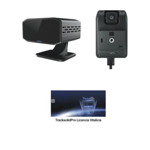 JC261DMSV-CONCOX-KIT Dashcam con sistema de control ADAS (asistencia de manejo) y Camara DMS con IA (JC170) / Multiples alarmas /Comunicación dos vías / ideal para flotas vehiculares / Facil instalacio / Incluye licencia vitalicia plataforma TrackSolidPro