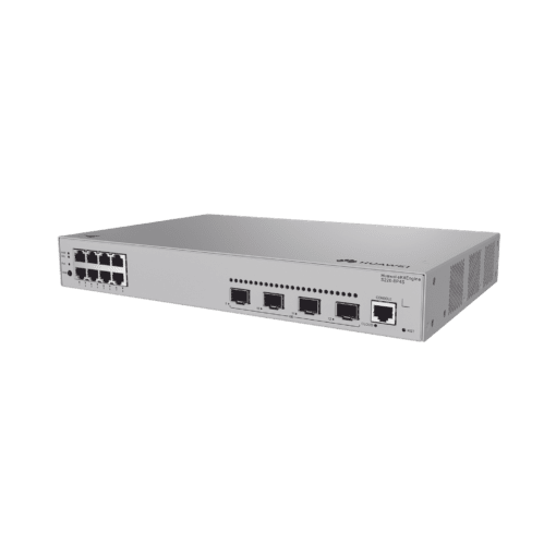 S220-8P4S-HUAWEI-Switch de Acceso Gigabit Administrable PoE Capa 2 / 8 puertos 10/100/1000 Mbps (PoE) / 2 Puertos 1GE SFP Uplink / ERPS / IMGP Snooping / DHCP Snooping / PoE Perpetuo / 125W / Administración Nube Gratis