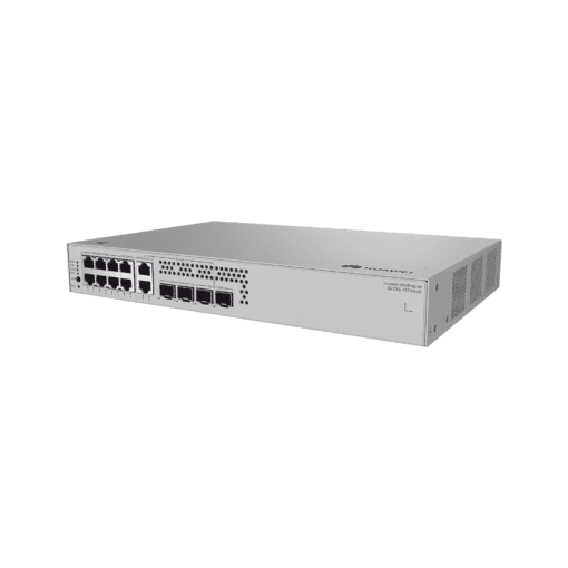 S220S-10PN4JX-HUAWEI-Switch de Acceso Gigabit Administrable PoE Capa 2 / 8 puertos 10/100/1000 Mbps (6*PoE) / 2 Puertos 100/1000/2.5Gbps (PoE) combo 2  Puertos 2.5GE SFP / 2 Puertos 10GE SFP+ Uplink  / ERPS / PoE Perpetuo / 128 W / Administración Nube Gratis