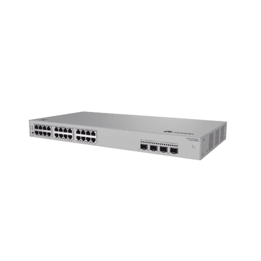 S310S-24P4JX-HUAWEI-Switch de Acceso Gigabit Administrable PoE Capa 2+ / 24 puertos 10/100/1000 Mbps (PoE) / 2 Puertos 2.5GE SFP + 2 Puertos 10GE SFP+ Uplink  / ERPS / Rutas Estáticas / PoE Perpetuo / 400 W / Administración Nube Gratis