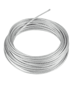 SRET318CAM*100MTS-CAMESA-Rollo o carrete de 100 Metros de Retenida de 1/8" de Alta Resistencia, Galvanizado clase A.