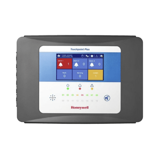 TPPLBAWA8SNBNNN-HONEYWELL ANALYTICS-Controlador Touchpoint Plus, Unidad Básica, Montaje Mural, Entrada mA de 8 canales, 12 Reles, No hay salida mA, Batería de Reserva