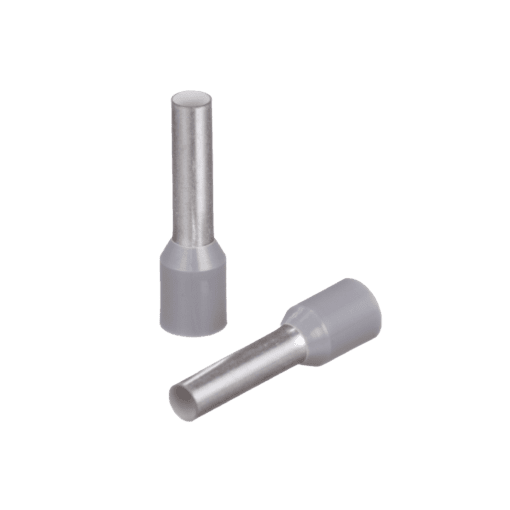 FSD81-12-C-PANDUIT-Ferrule Aislado para cabldes 12 AWG, Pin de 12mm de Longitud, Mango Color Gris, Paquete 100Pz