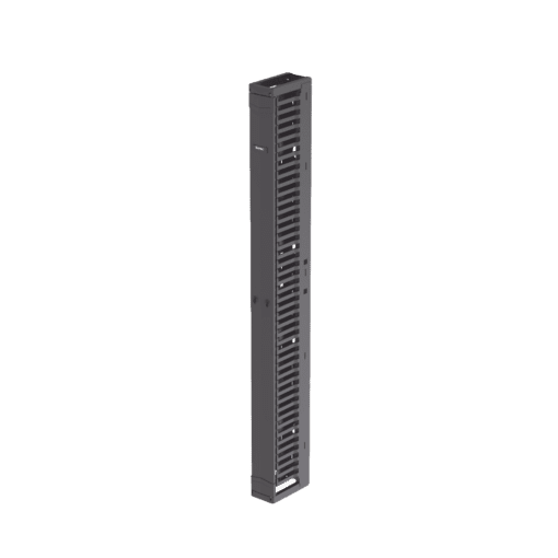 PR2VFD06-PANDUIT-Organizador Vertical PatchRunner™, Sencillo (Solo Frontal), Para Rack Abierto de 45 Unidades, 6 in de Ancho, Color Negro