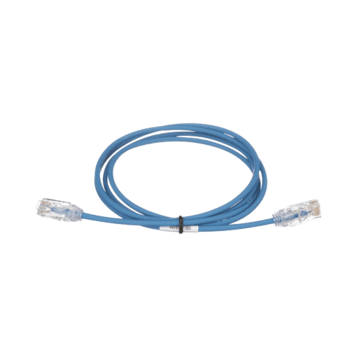 UTP28SP5MBU-PANDUIT-Cable de Parcheo TX6, UTP Cat6, Diámetro Reducido (28AWG), Color Azul, 5 m.